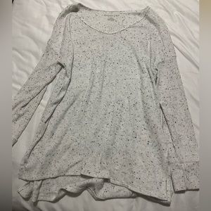 American eagle long speckled sweater